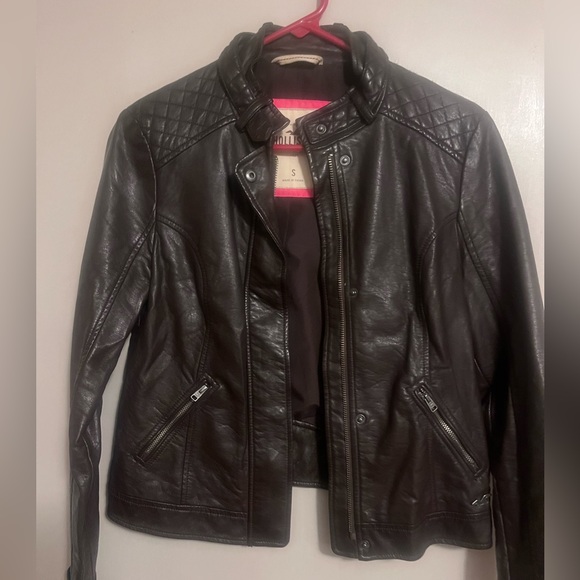 Hollister Leather Jacket - Picture 2 of 3